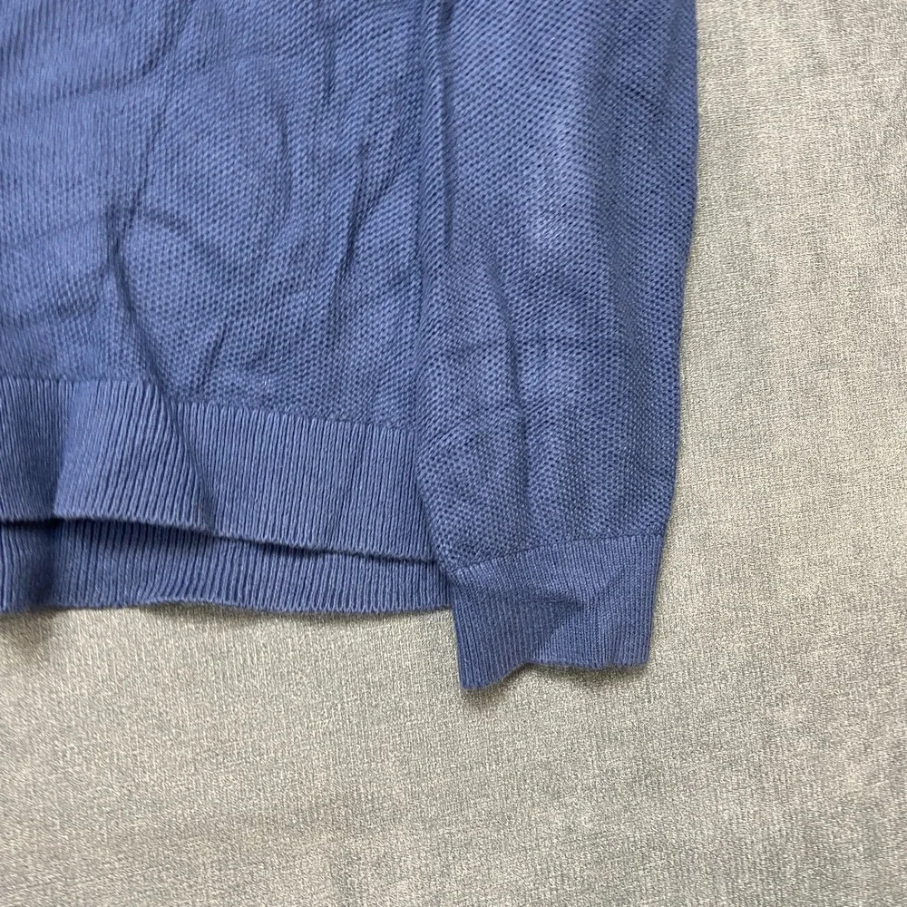 Banana Republic Sweater Men 2XL Blue Texture Knit Comfort Minimalist Casual Wear